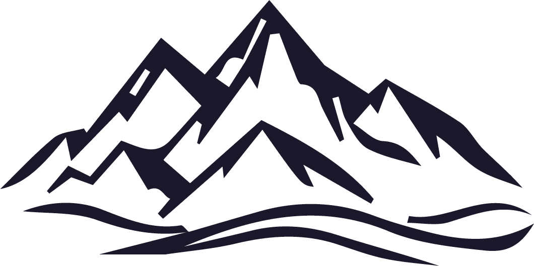 set of mountain and outdoor adventures logo designs