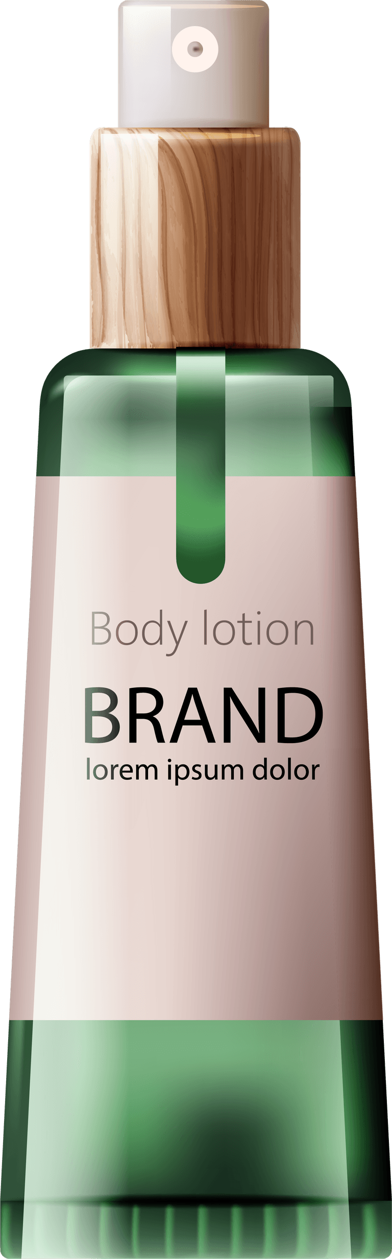set various health care spa green bottles body oil lotion serum shower gel perfume