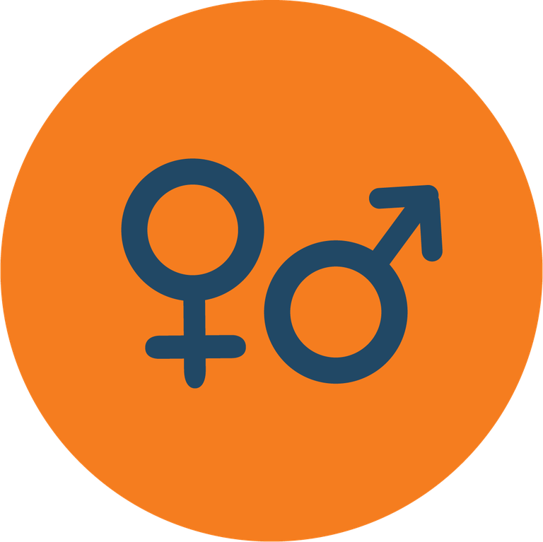 set web technology development icons for gender representation and inclusivity