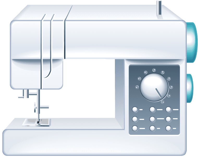 sewing machine household appliances icons