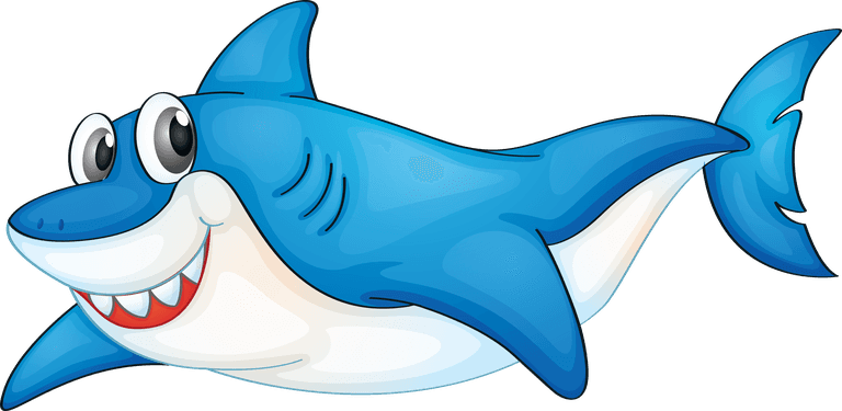 shark cute shark cartoons that include great white shark vectors