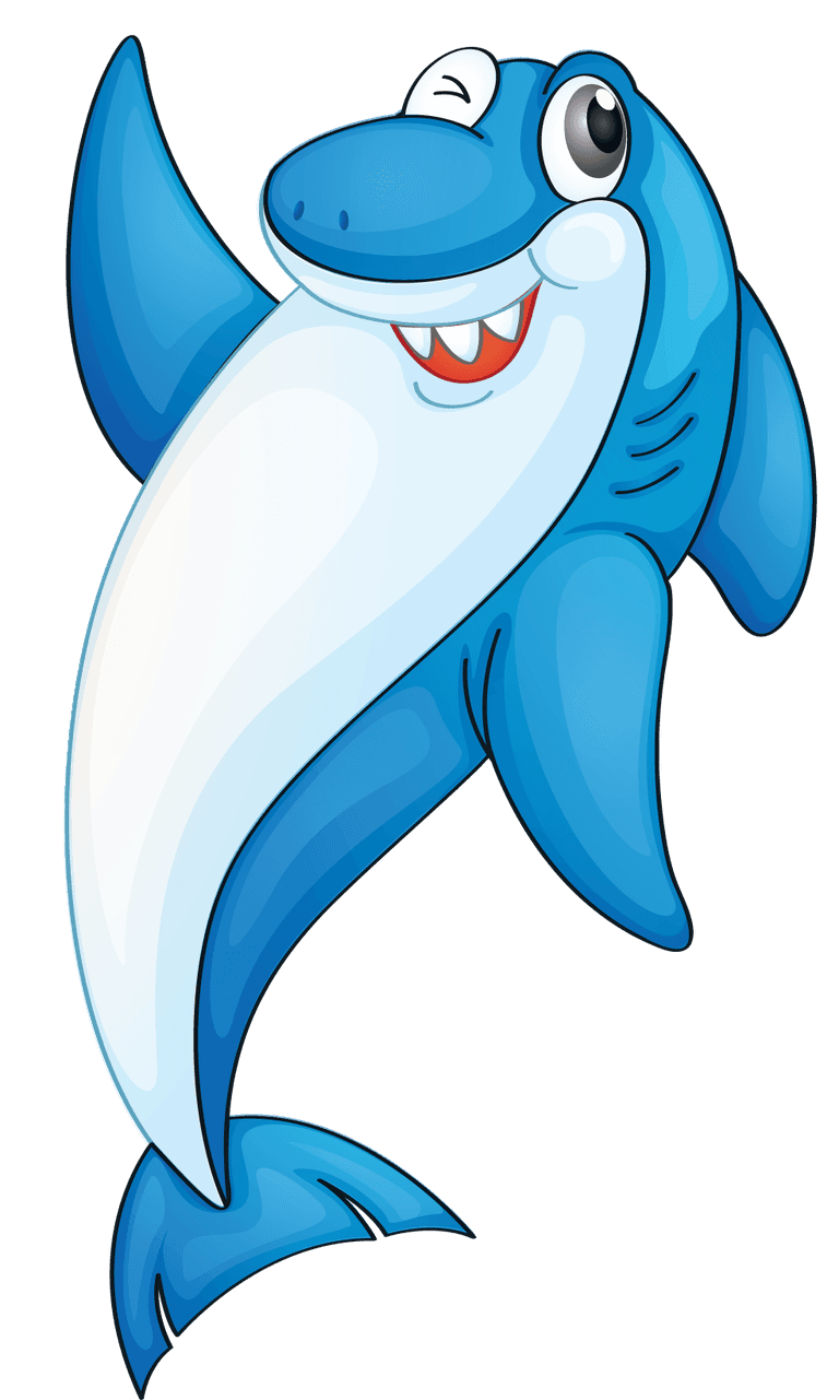 shark cute shark cartoons that include great white shark vectors