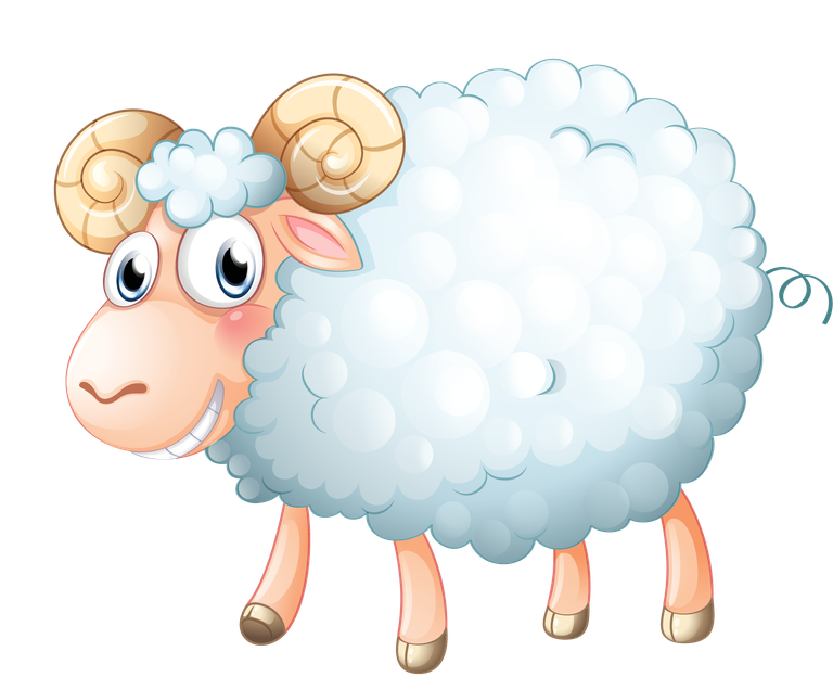 sheep animal collection cartoon vector