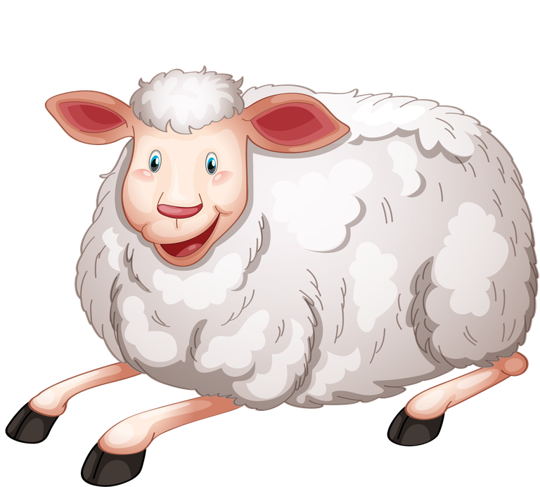 sheep animal collection cartoon vector featuring adorable fluffy characters for playful projects