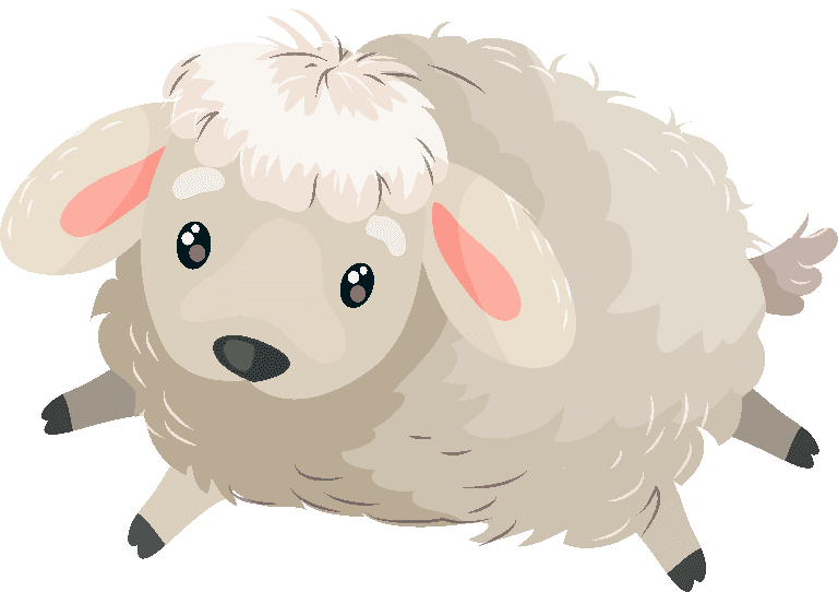 sheep baby animals icons sheep pig species sketch