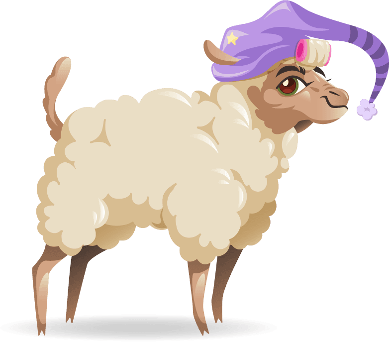 adorable cute sheep characters set for playful storytelling and creative projects