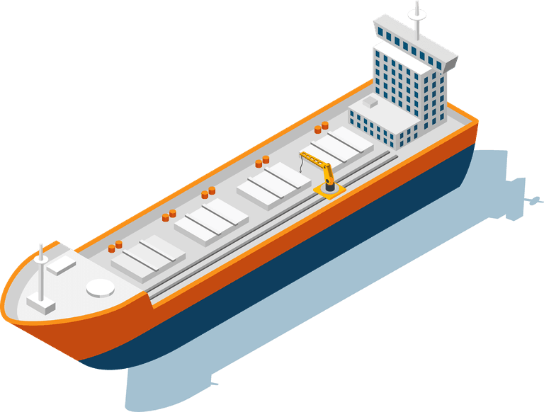 ships boats vessels isometric icon for logistics transportation and maritime services