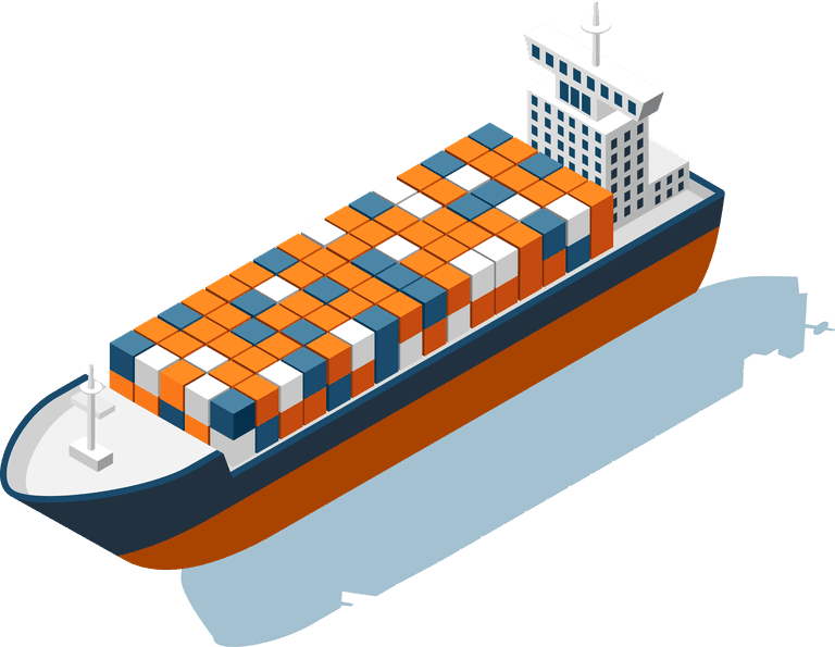 ships boats vessels isometric icon for seamless transportation and logistics applications