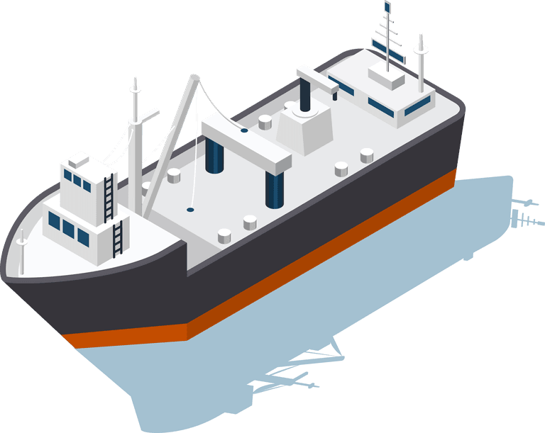 ships boats vessels isometric icon for maritime transport and logistics solutions