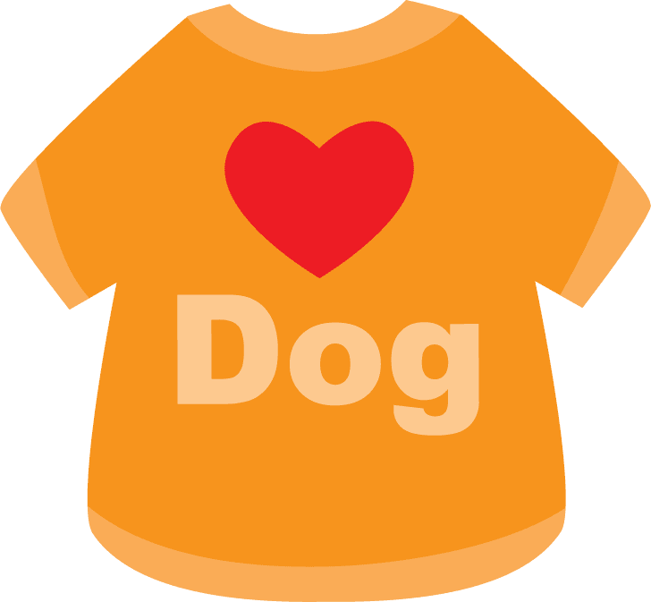 shirt pet free dog care vector