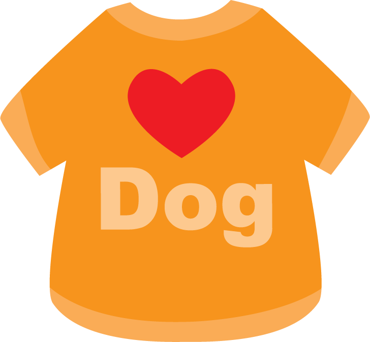 shirt pet free dog care vector