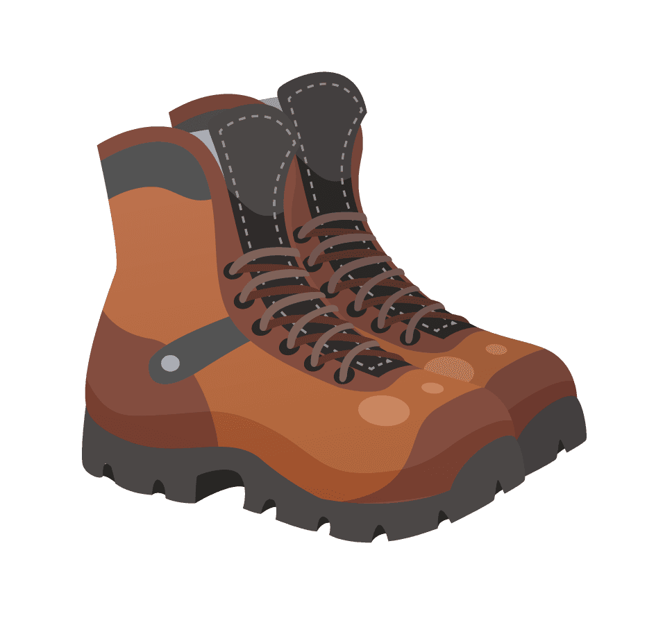 shoes camping scouting elements set