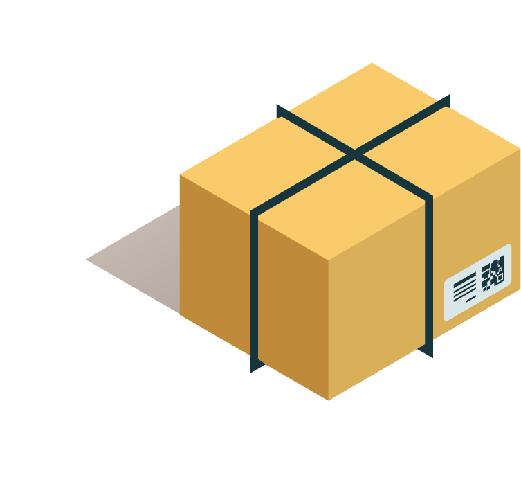 shopping e commerce isometric icons showcasing parcel delivery and packaging solutions for online stores