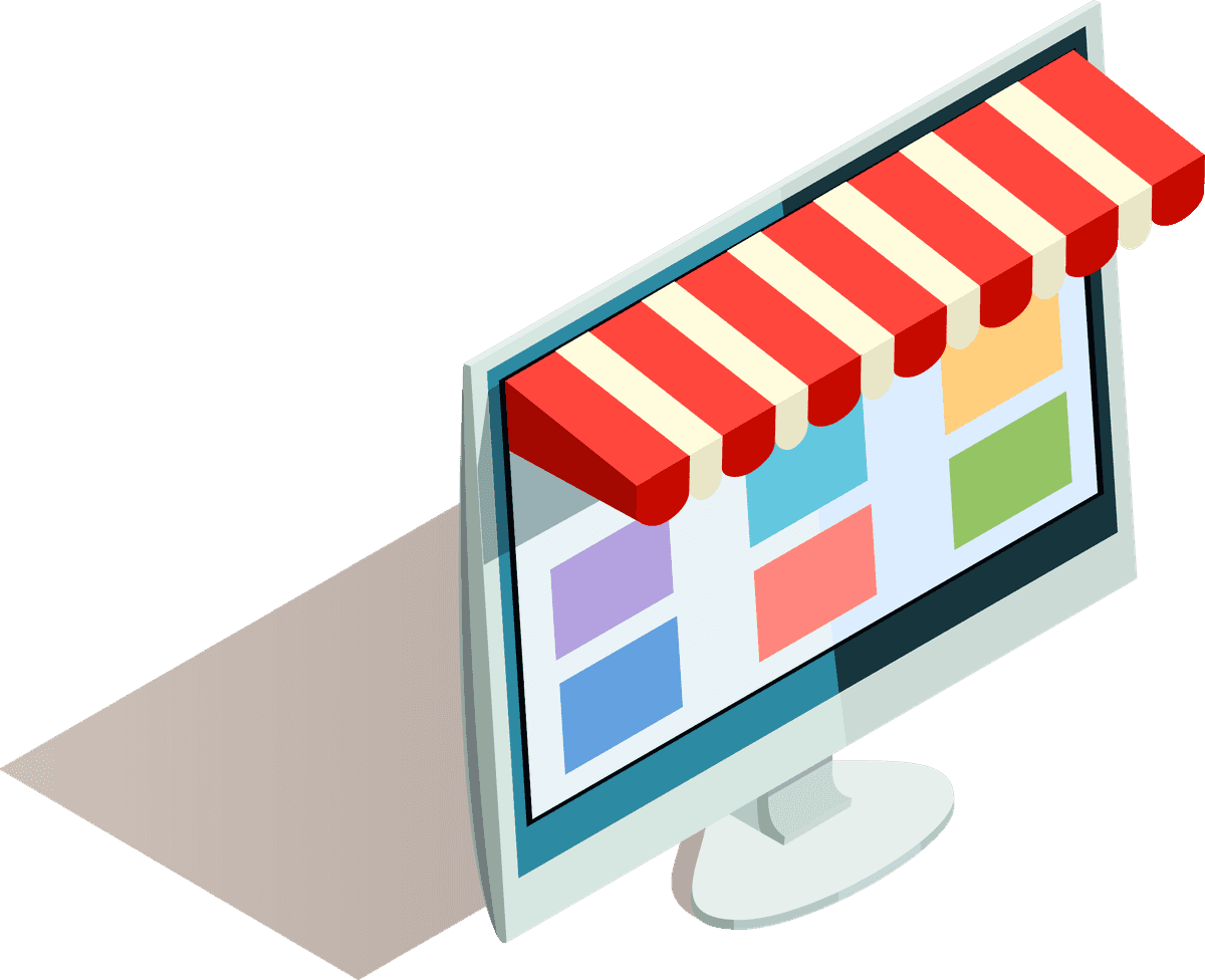 shopping e commerce isometric icons for online retail platforms with vibrant colors and customizable features