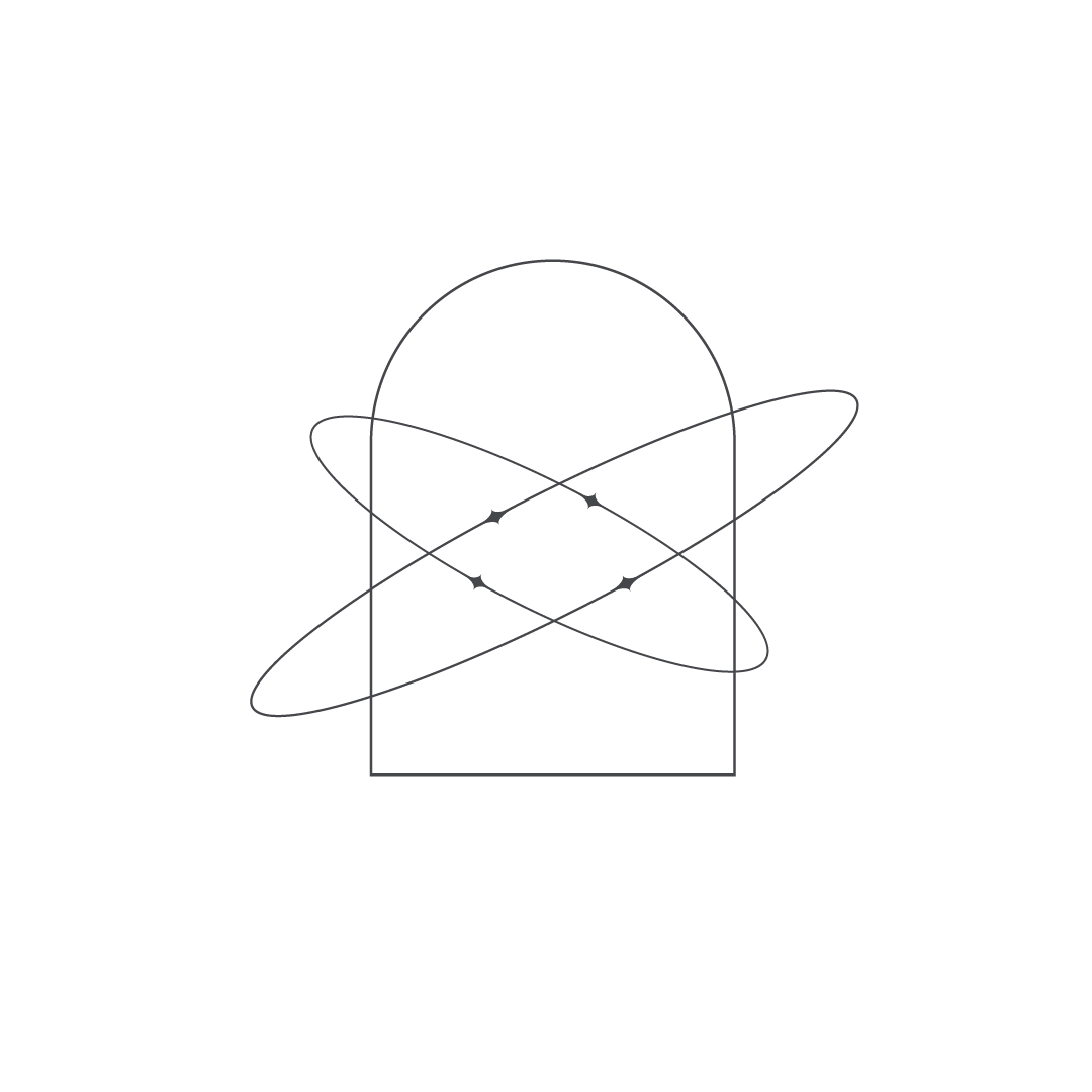 simple and stylish archway line drawing 