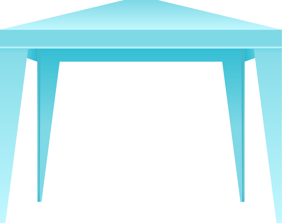 simple colorful folding tents illustration for events and outdoor activities