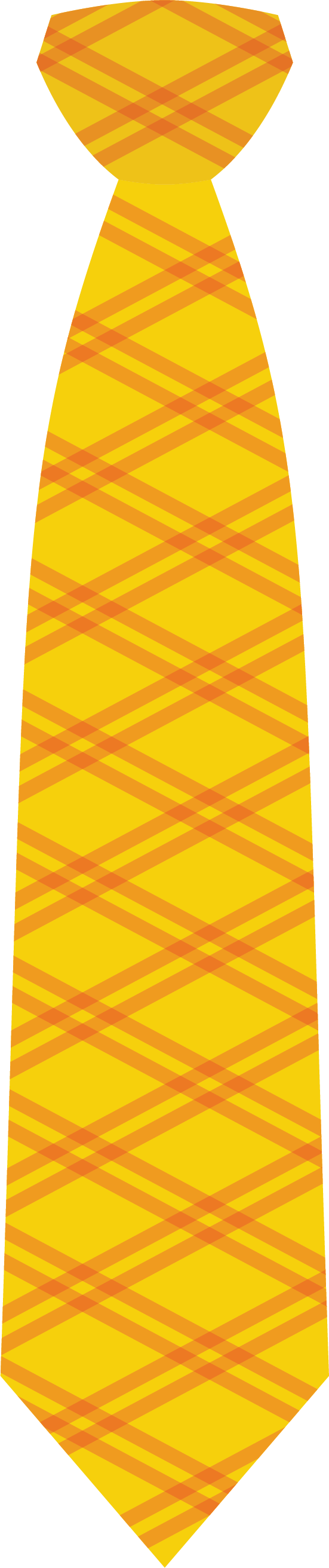 simple cravat icon cravat element with a vibrant yellow plaid pattern for modern fashion