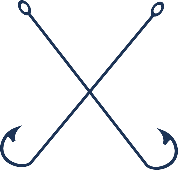 simple dark blue anchor element