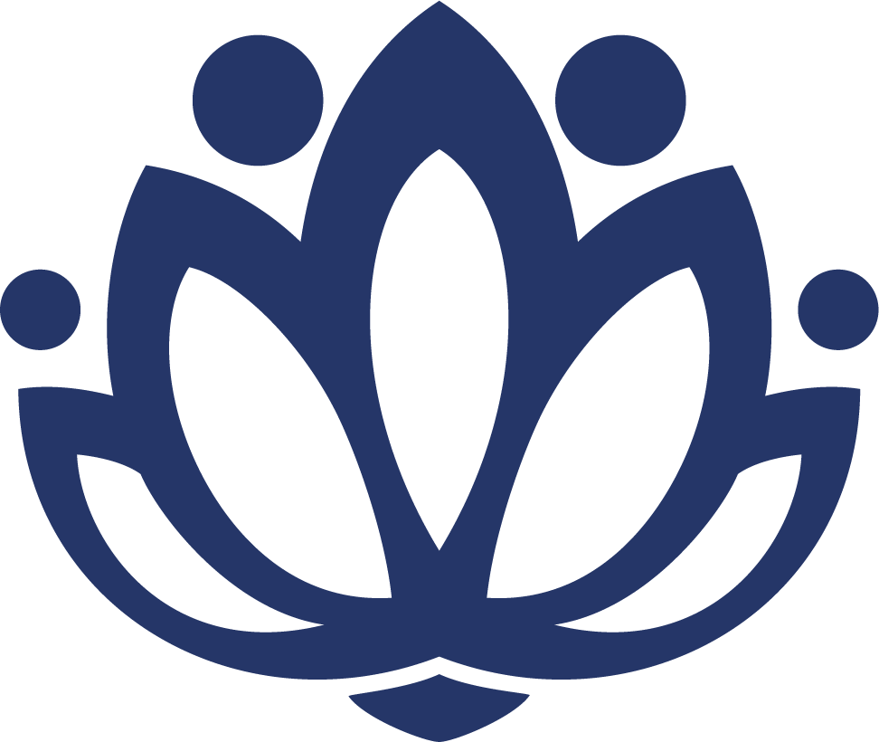 simple decorative floral flower elements for wellness and mindfulness applications