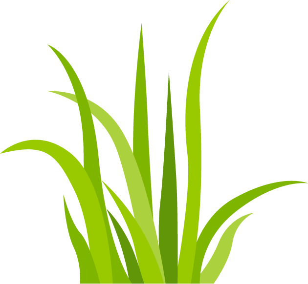 simple decorative green grass elements for enhancing outdoor and nature-themed projects