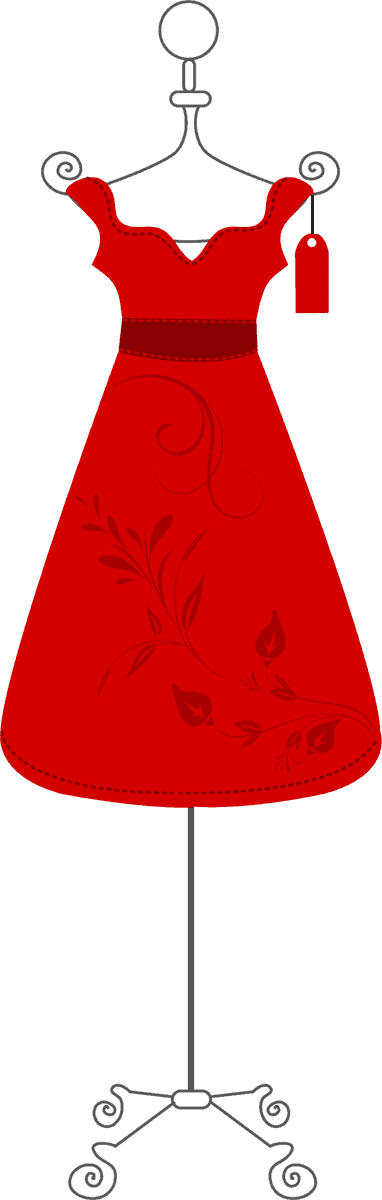 simple little red dresses models