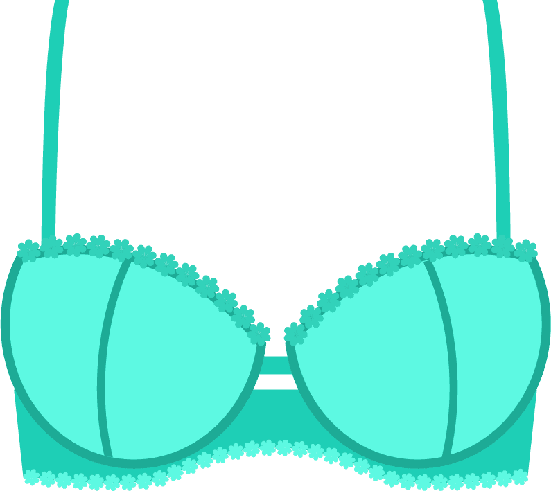 simple woman bras woman lingerie illustration