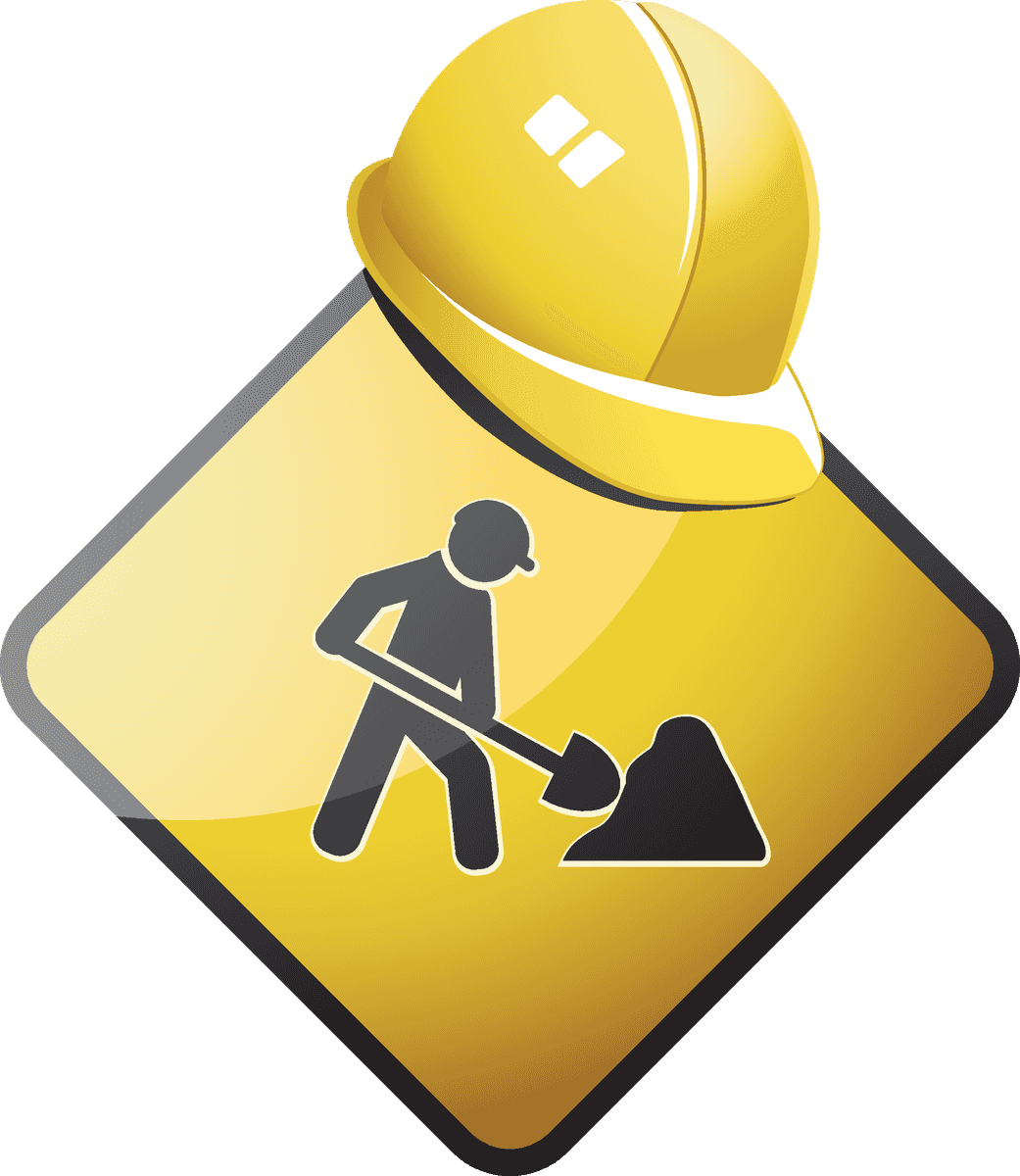 site construction icons vector