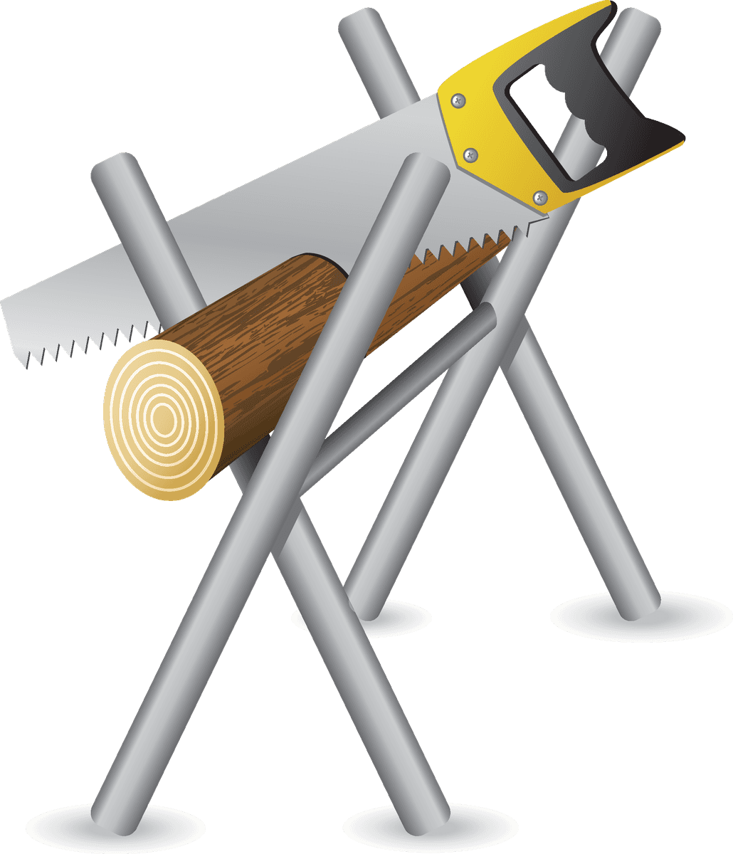 site construction icons vector for woodworking projects and handyman services