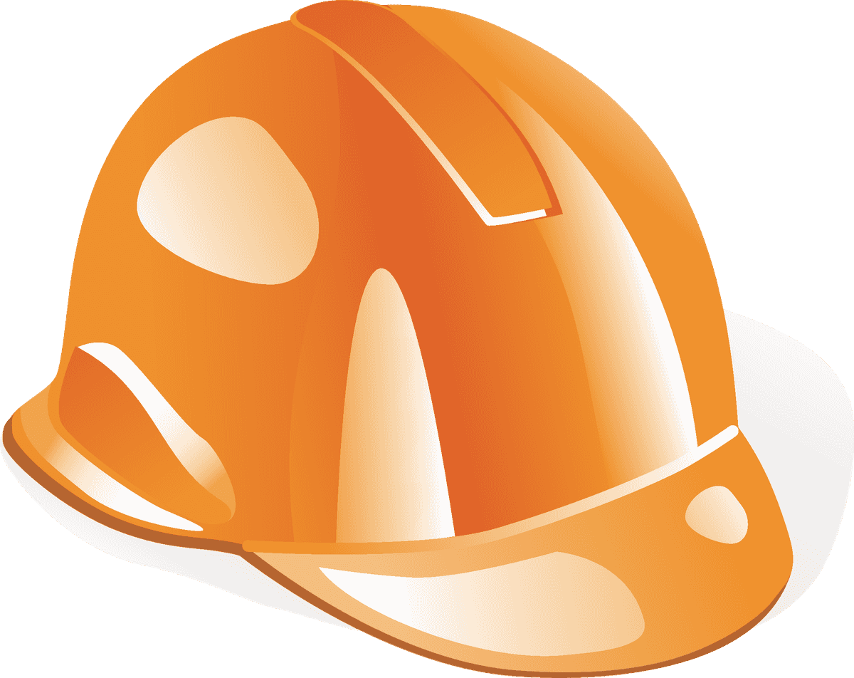 site construction icons vector showcasing safety helmets for building and renovation projects