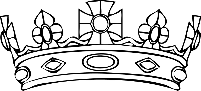 sketch crown antique heraldry vectors