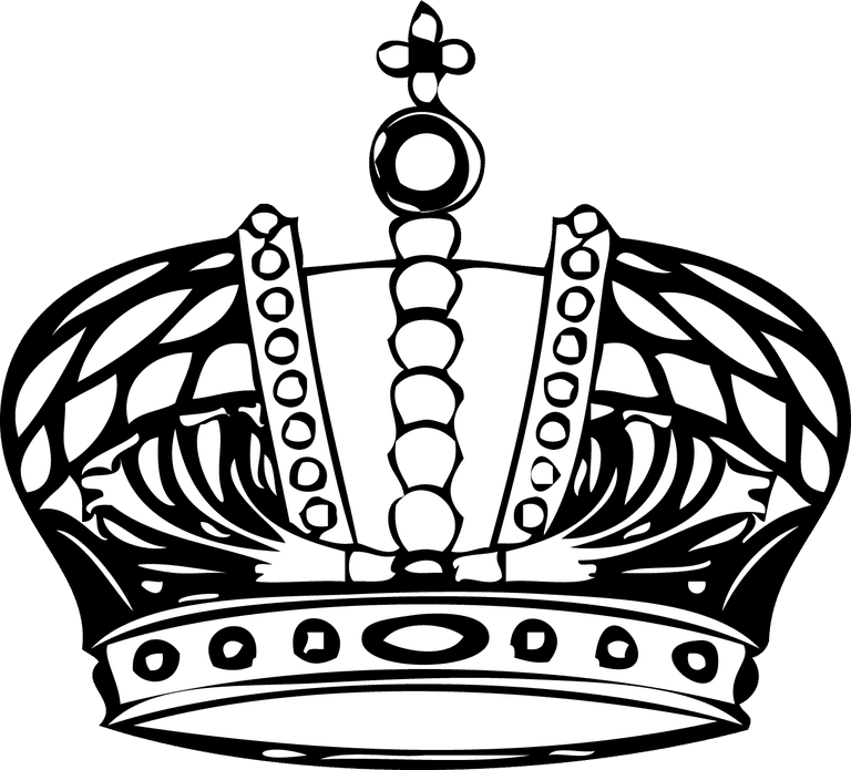 sketch crown antique heraldry vectors