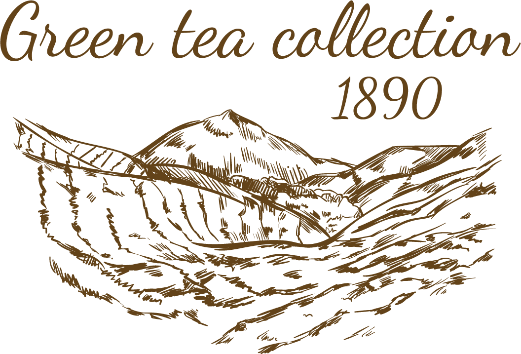 sketch tea logo set