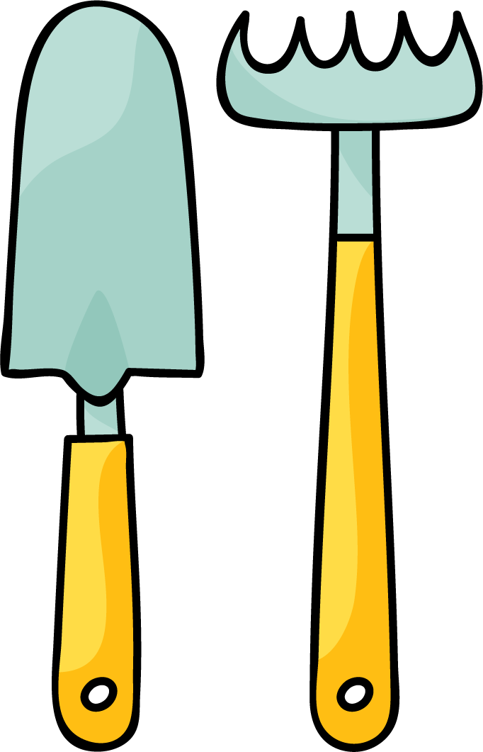 sketches hose garden tools for effortless planting and landscaping tasks