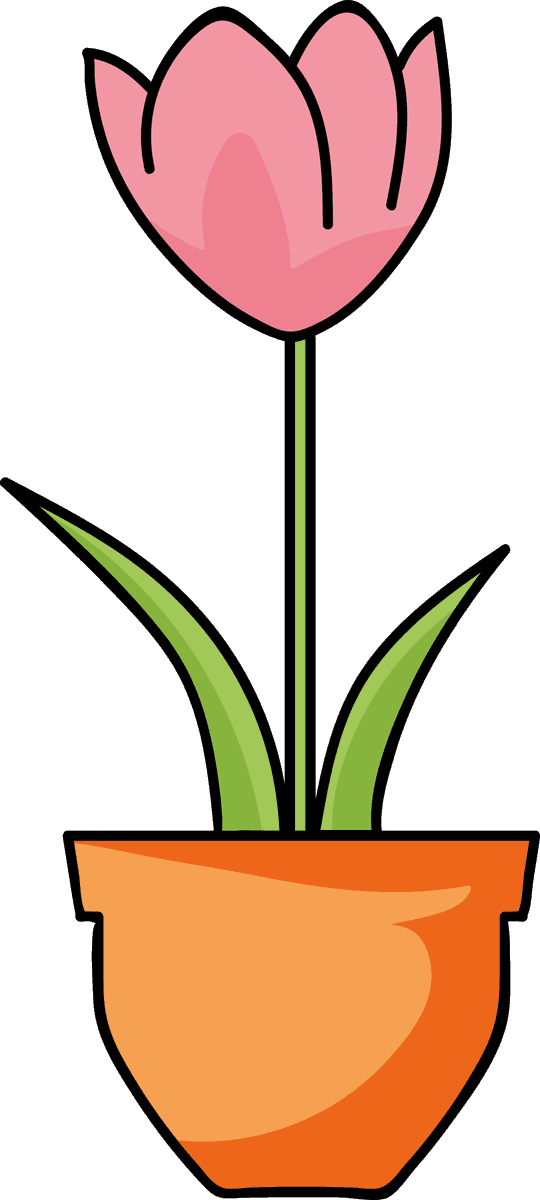 sketches hose garden tools featuring a blooming flower pot for vibrant outdoor spaces