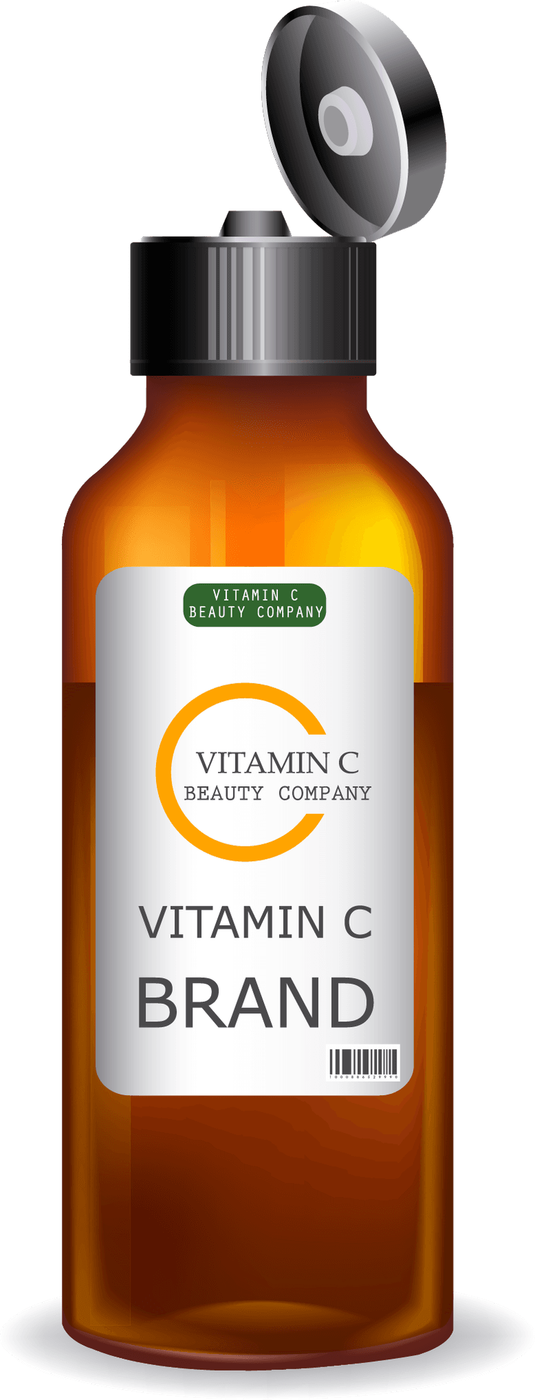 skin care essential oil vitamin bottles templates shiny modern decor
