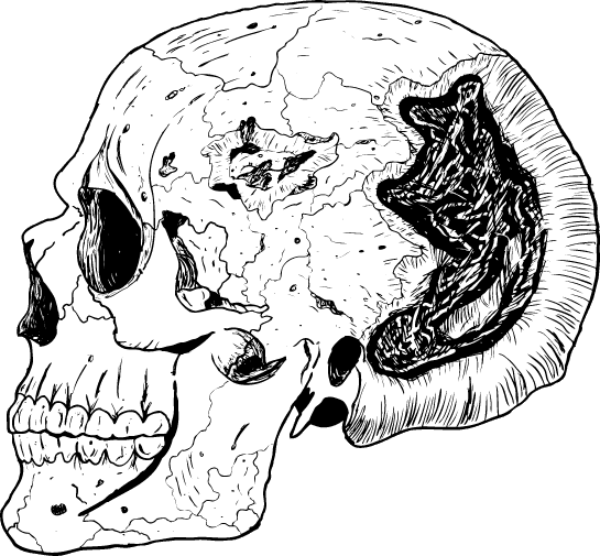 skull and bones terror vectors