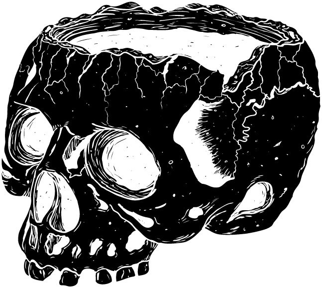 skull and bones terror vectors for spooky themes and dark aesthetics