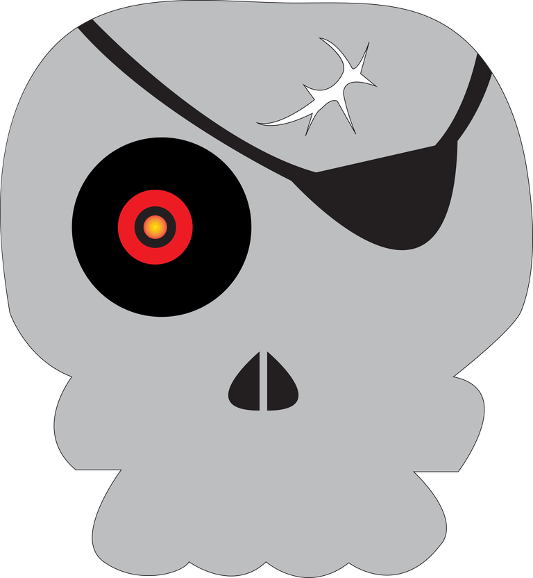 skull icon sets flat sketch funny emotion
