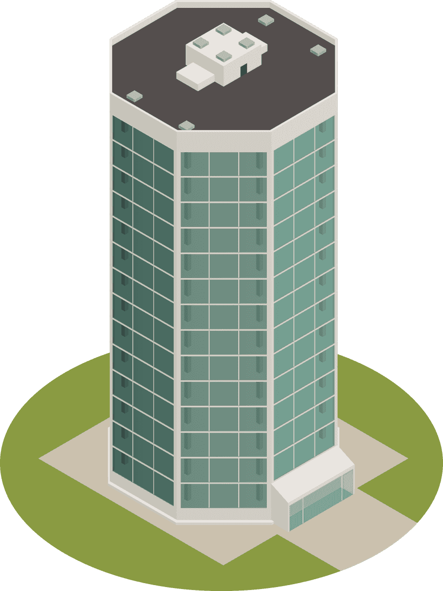 isometric skyscraper construction progress with modern architecture and detailed features for urban development