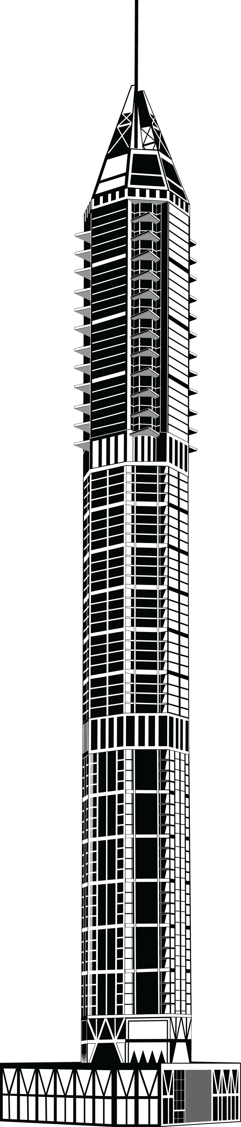 skyscraper pack icon for modern architecture projects and urban planning presentations