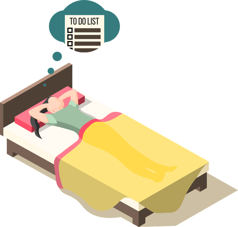 sleep disorder isometric icons depicting insomnia and sleep management strategies