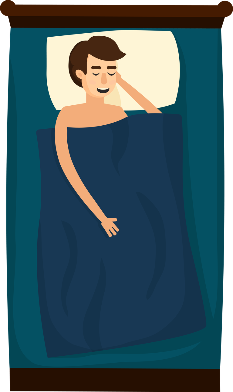 sleep disorder orthogonal flat elements for improving nighttime rest and relaxation