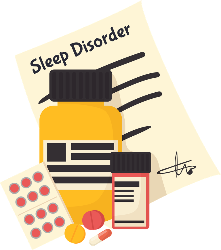 sleep disorder orthogonal flat elements for medical awareness and treatment options