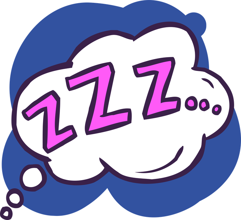 hand-drawn sleeping time elements illustration