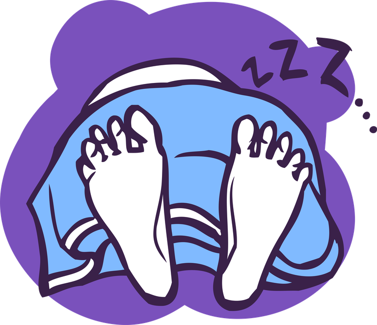 hand-drawn sleeping time elements illustration