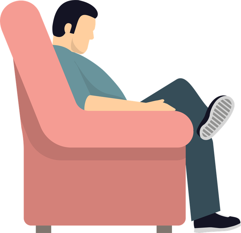 sleeping people flat icon for relaxation and rest at home or office