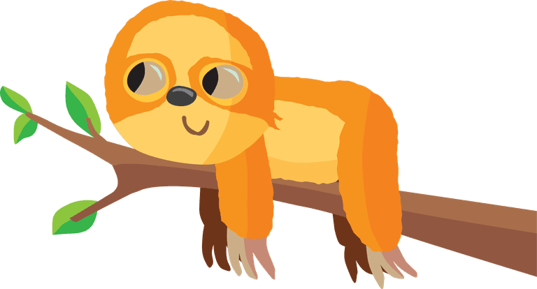 sloth collection of cute animals