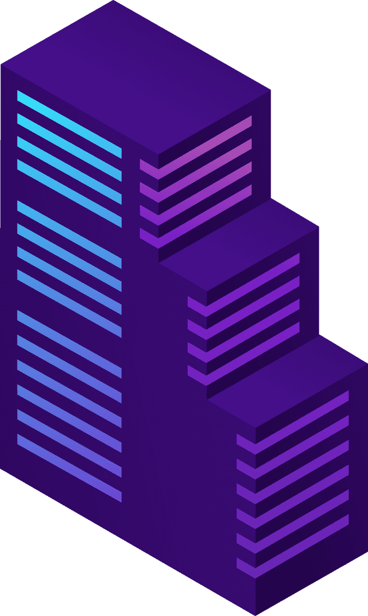 smart city with modern buildings transport