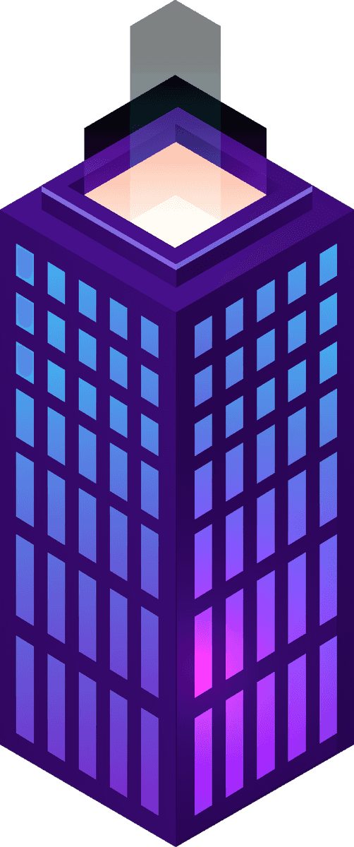 smart city with modern buildings transport