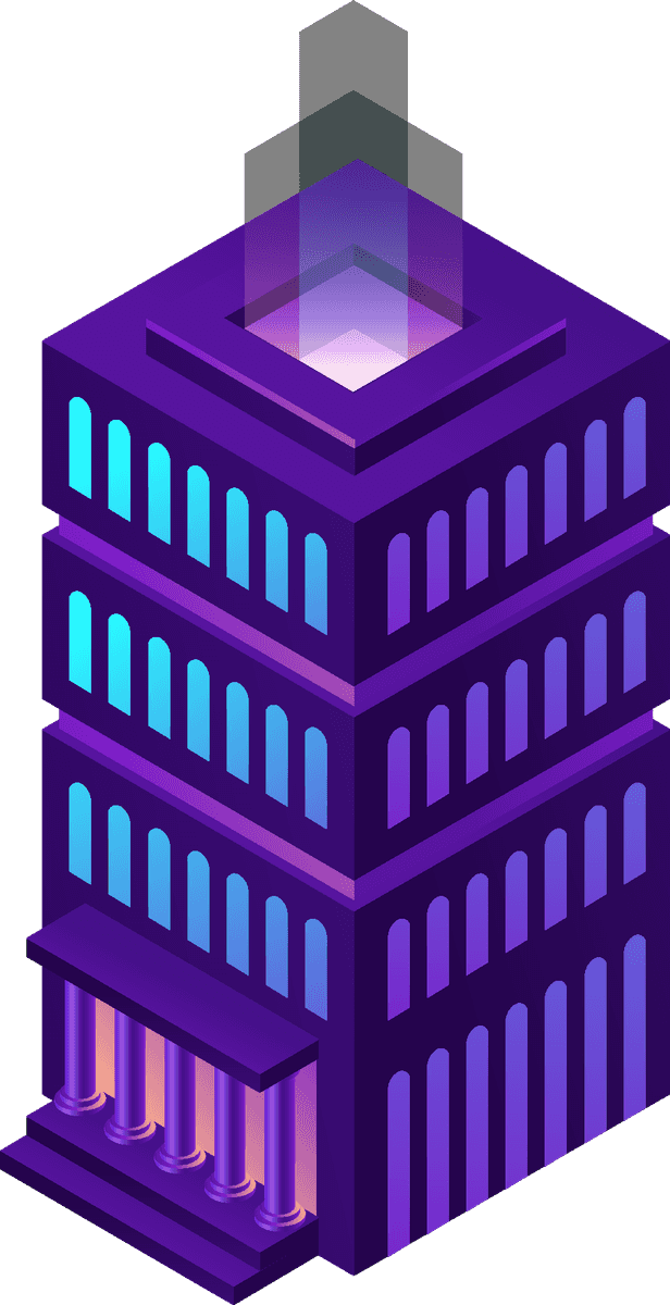 smart city with modern buildings transport